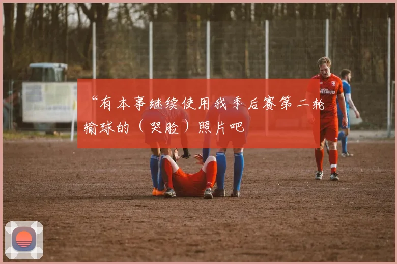 “有本事继续使用我季后赛第二轮输球的（哭脸）照片吧